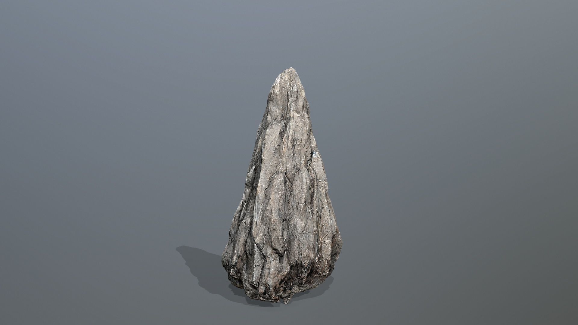 cliff rocks Low-poly 3D model_8