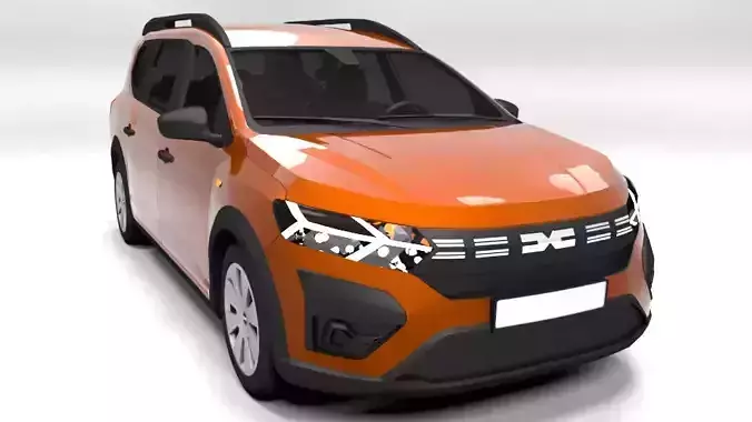DACIA JOGGER 2023 Low-poly 3D model