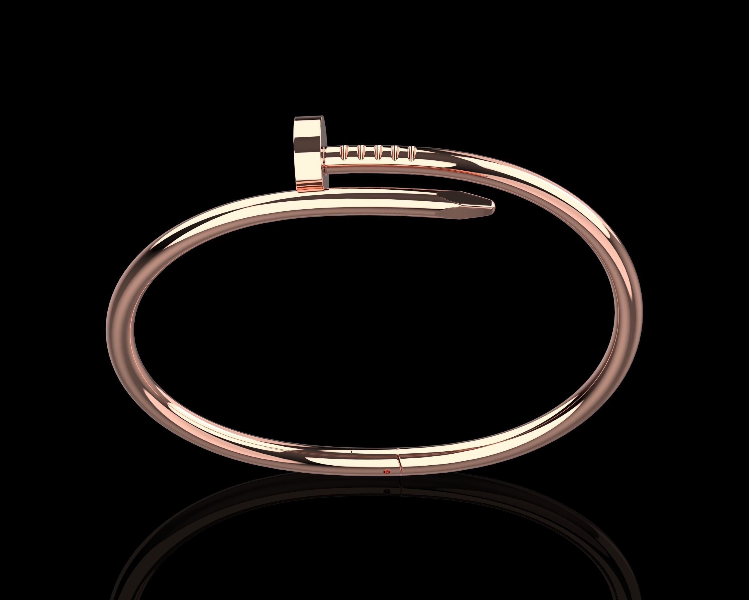 Juste un clou Bracelet 16 Size N110 3D print model_22