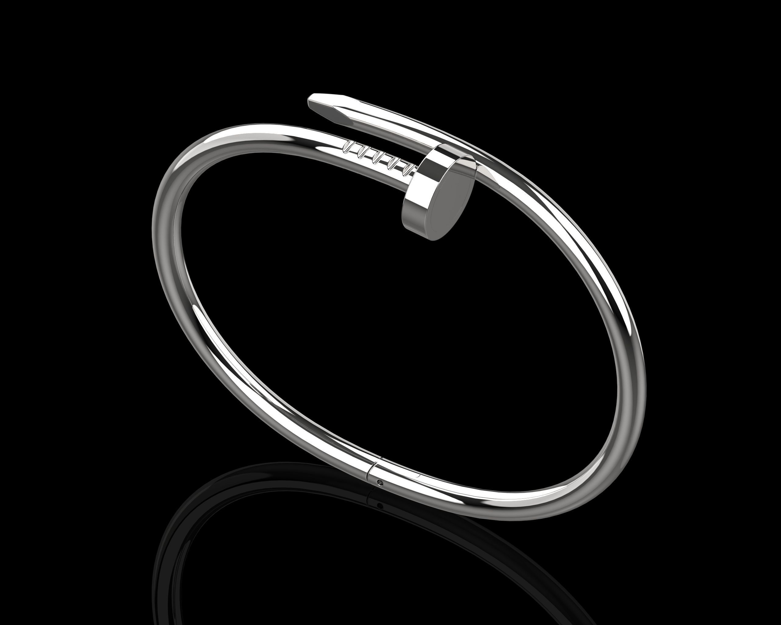 Juste un clou Bracelet 16 Size N110 3D print model_13