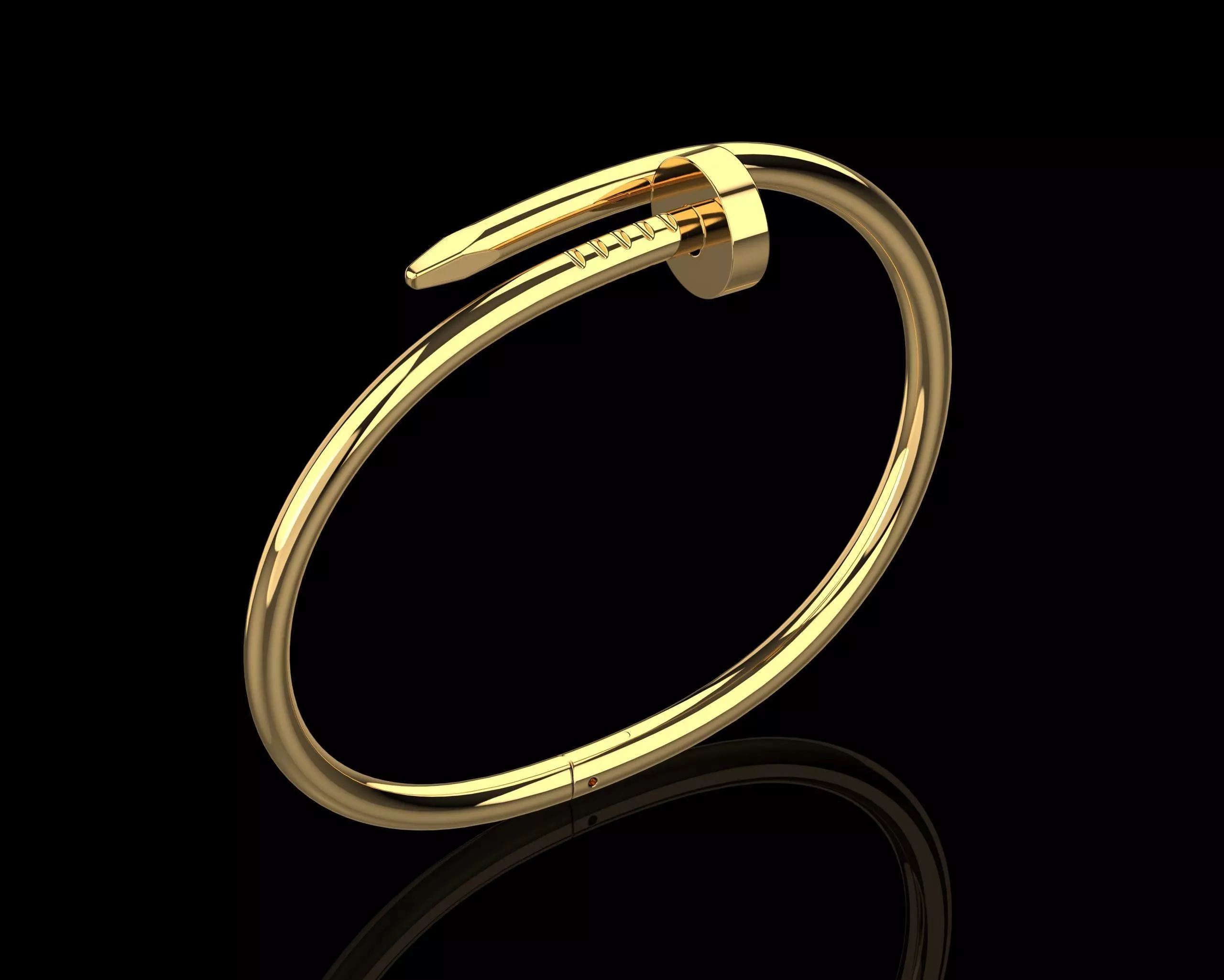 Juste un clou Bracelet 16 Size N110 3D print model_0