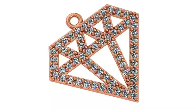 Diamond Charm Necklace