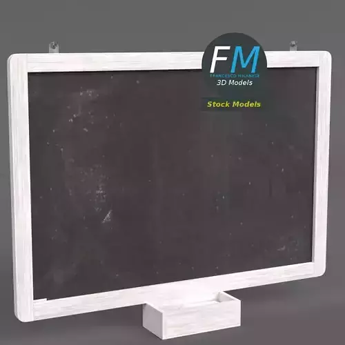 Wall mounted chalkboard