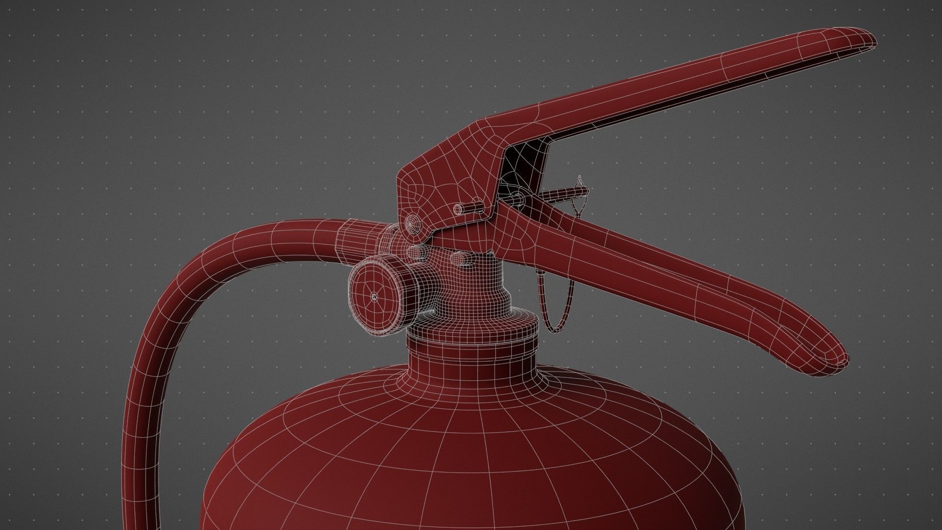 Water Fire Extinguisher 3D model_24
