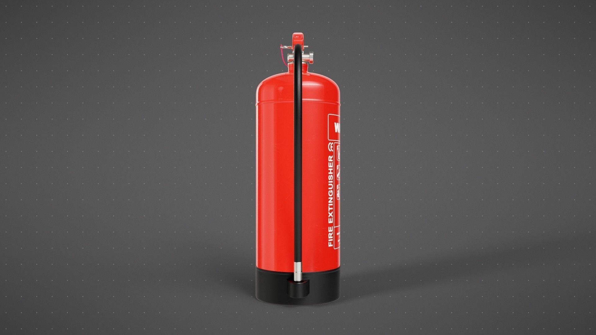 Water Fire Extinguisher 3D model_3