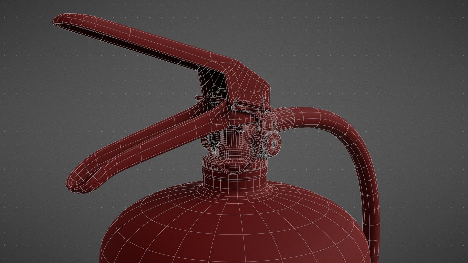 Water Fire Extinguisher 3D model_27