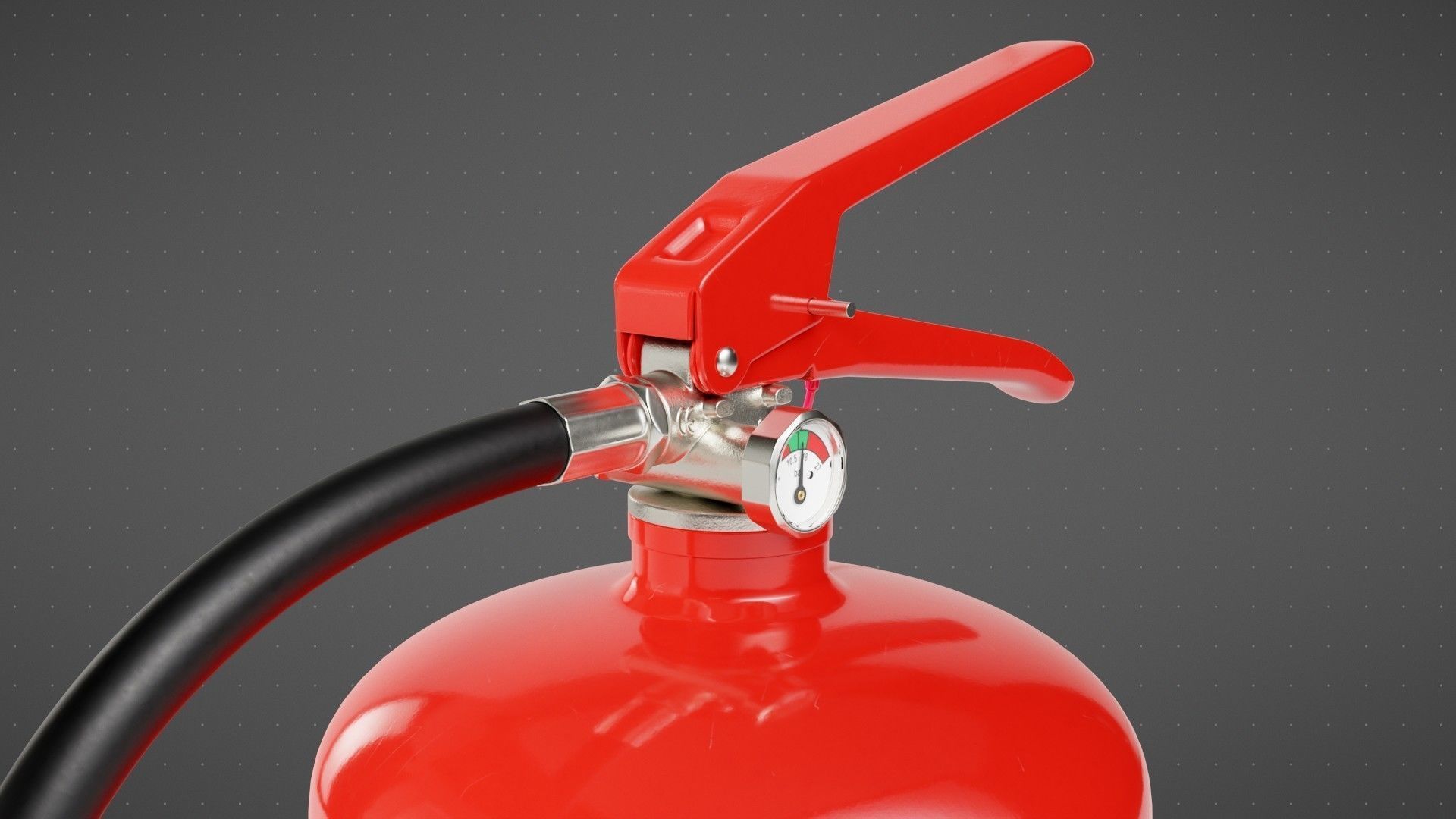 Water Fire Extinguisher 3D model_10