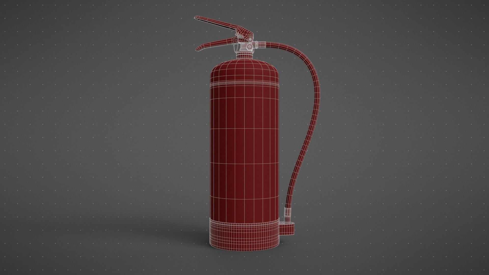 Water Fire Extinguisher 3D model_20