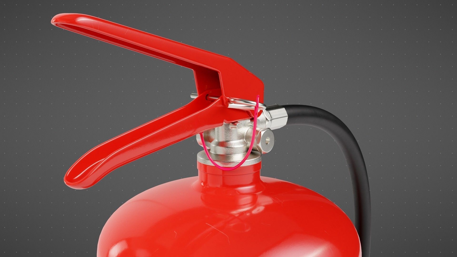 Water Fire Extinguisher 3D model_12