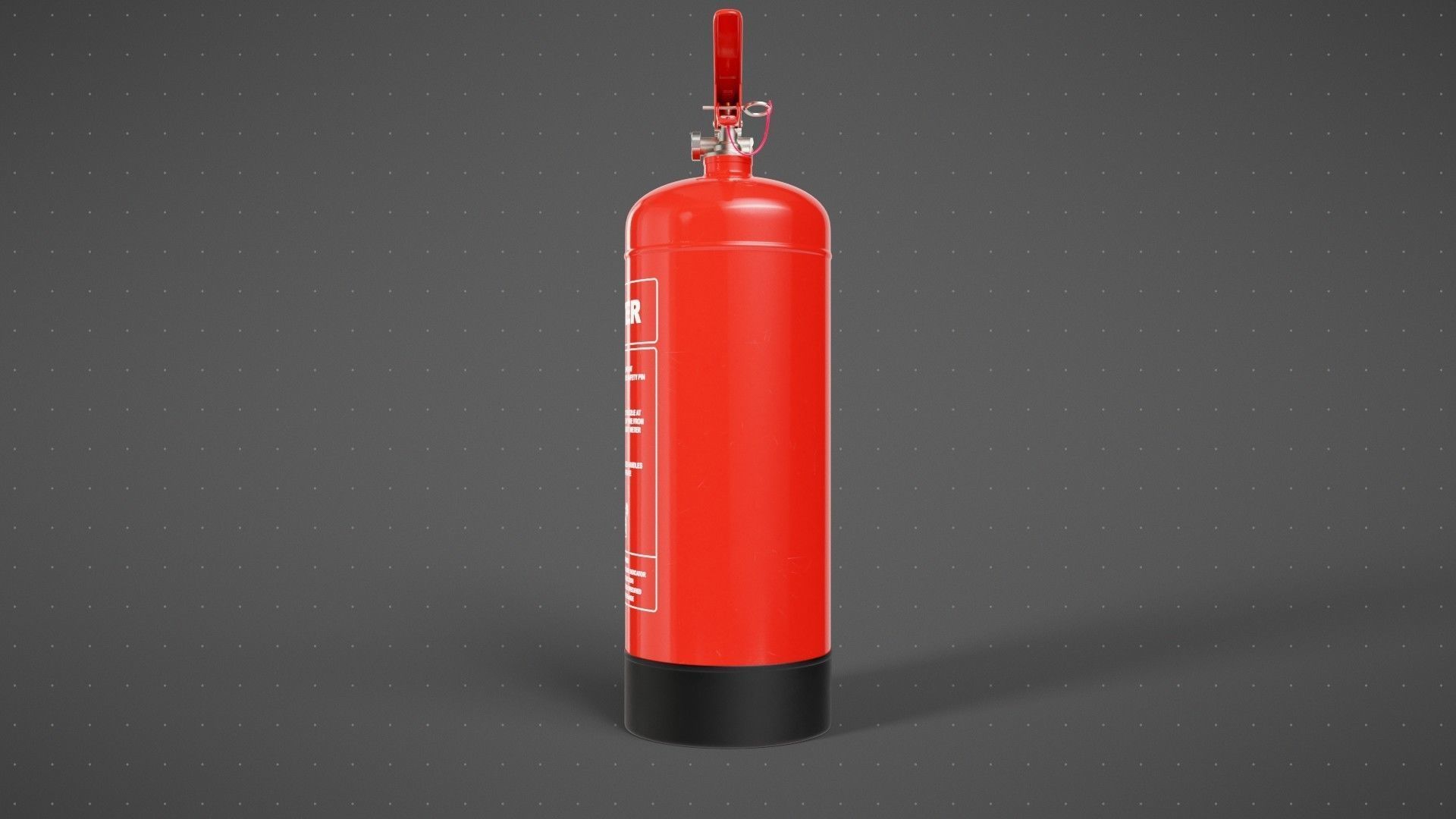 Water Fire Extinguisher 3D model_7