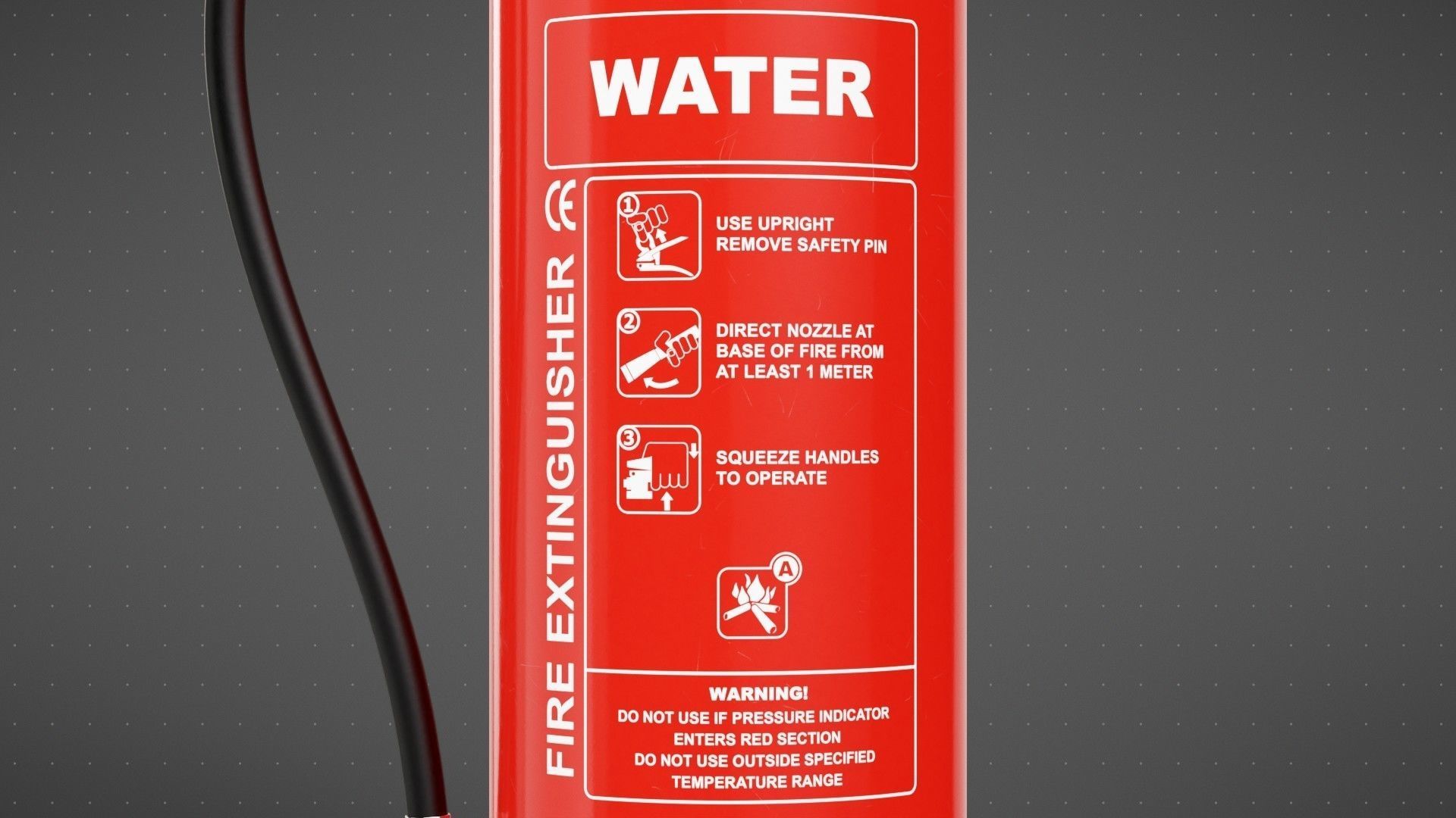 Water Fire Extinguisher 3D model_13