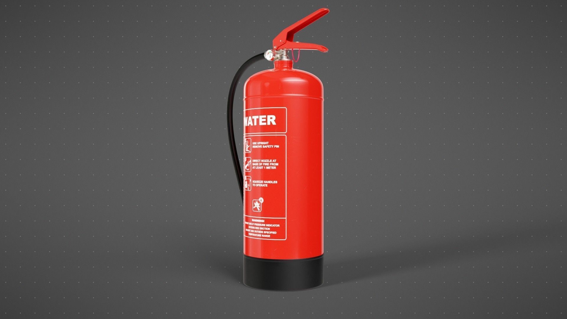 Water Fire Extinguisher 3D model_8
