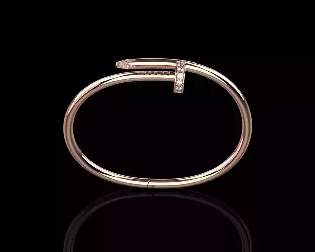 Juste un clou Bracelet 16 Size with Gems N84 3D print model
