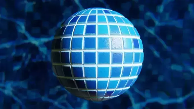 Realistic Pool Tile Shader - Procedural Water Texture Texture