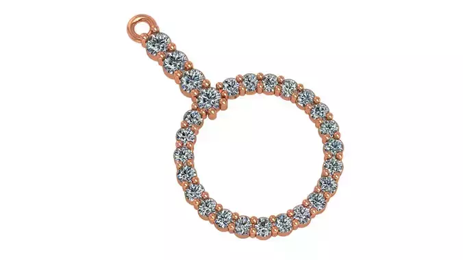 Diamond Circle Pendant