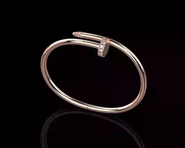 Juste un clou Bracelet 18 Size with Gems N86 3D print model