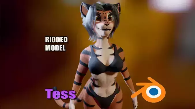 Tess Anthro Tiger