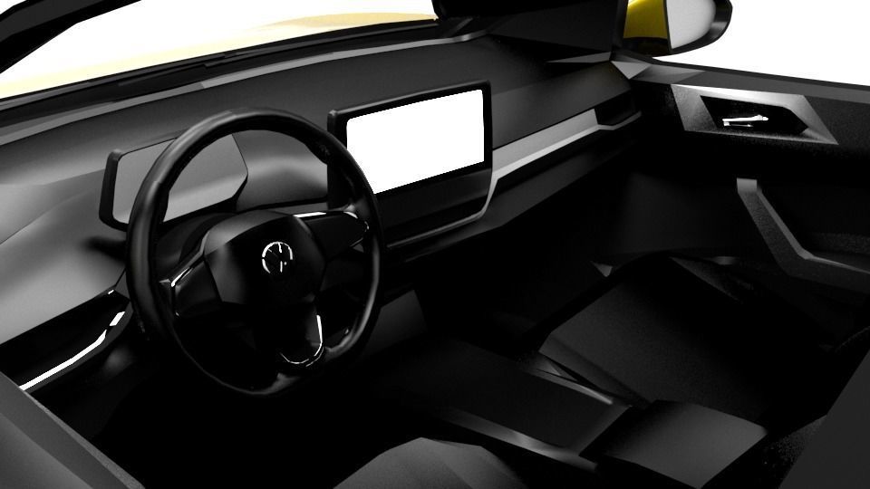VW ID5 GTX 2022 Low-poly 3D model_8