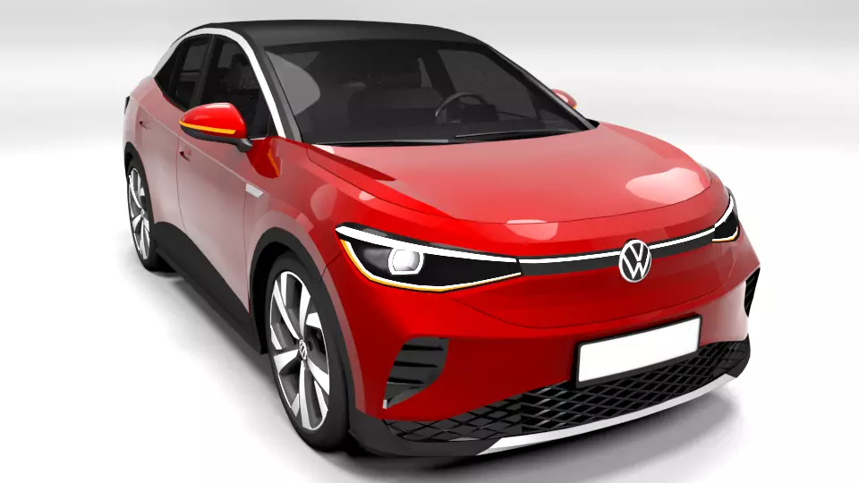 VW ID5 GTX 2022 Low-poly 3D model_0