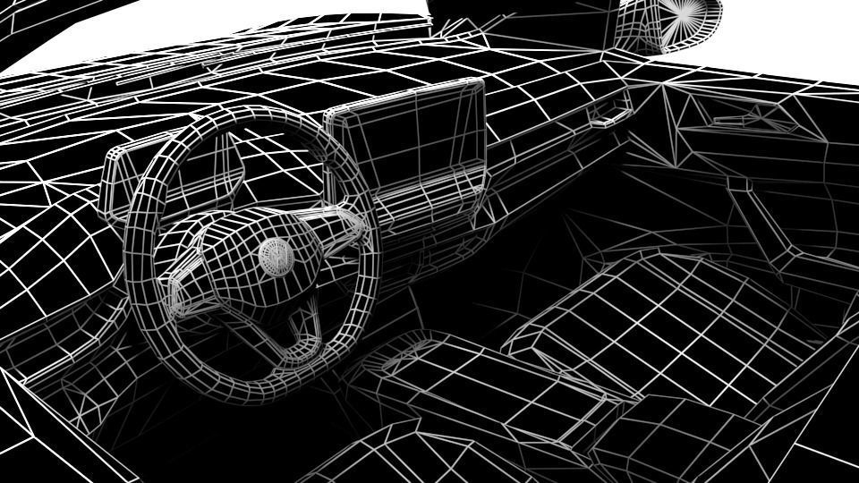 VW ID5 GTX 2022 Low-poly 3D model_9
