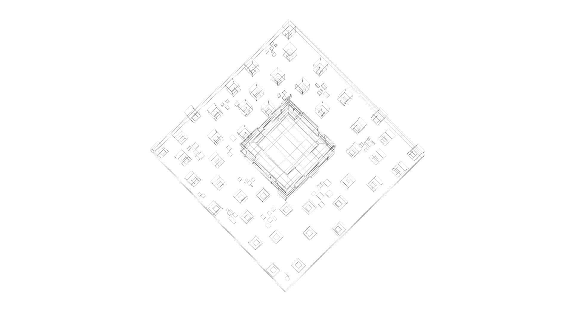 Low Poly Game Ready Stone Tower Low-poly 3D model_9