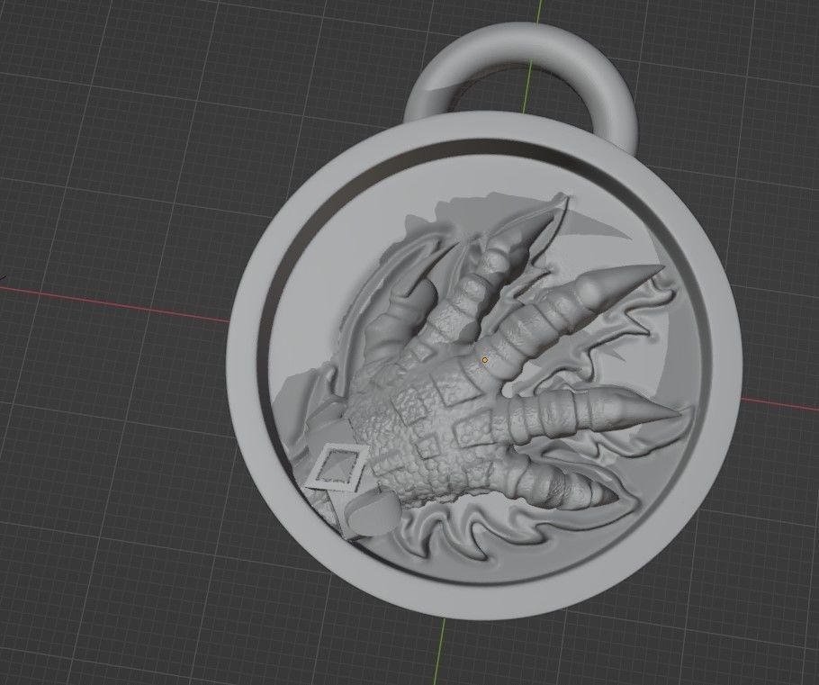 EVOKER WOW KEYCHAIN 3D PRINT 3D print model_9