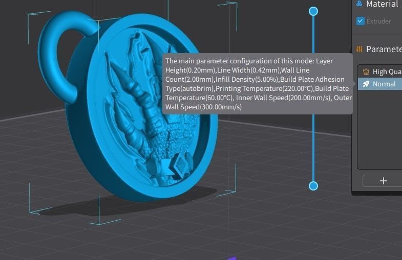 EVOKER WOW KEYCHAIN 3D PRINT 3D print model_10