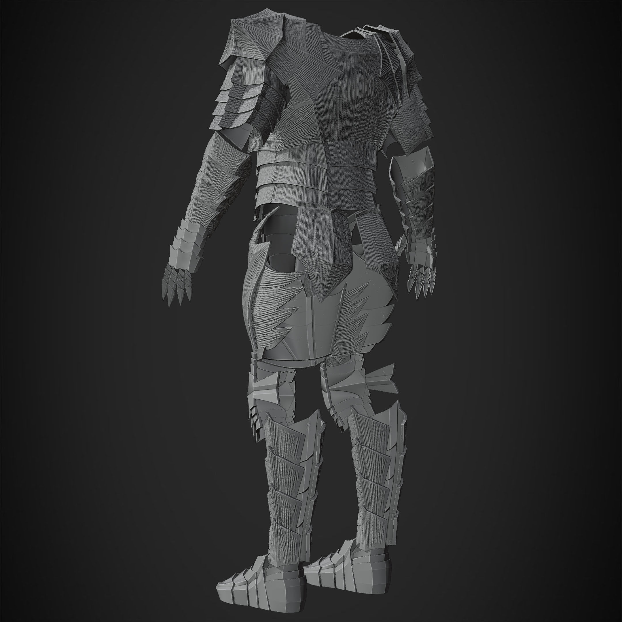 Guts Berserker Armor for Cosplay 3D print model_18
