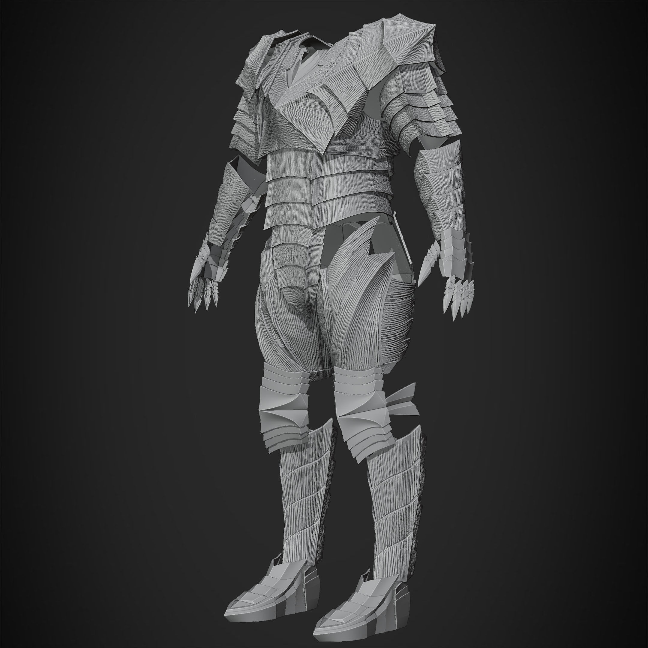 Guts Berserker Armor for Cosplay 3D print model_12