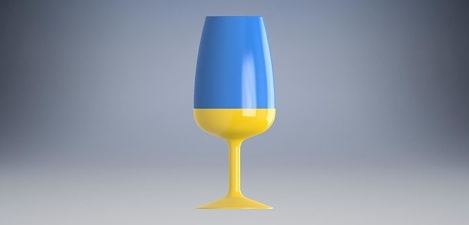 Wine glass 3D model