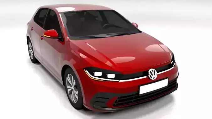 VW POLO 2021 3D model