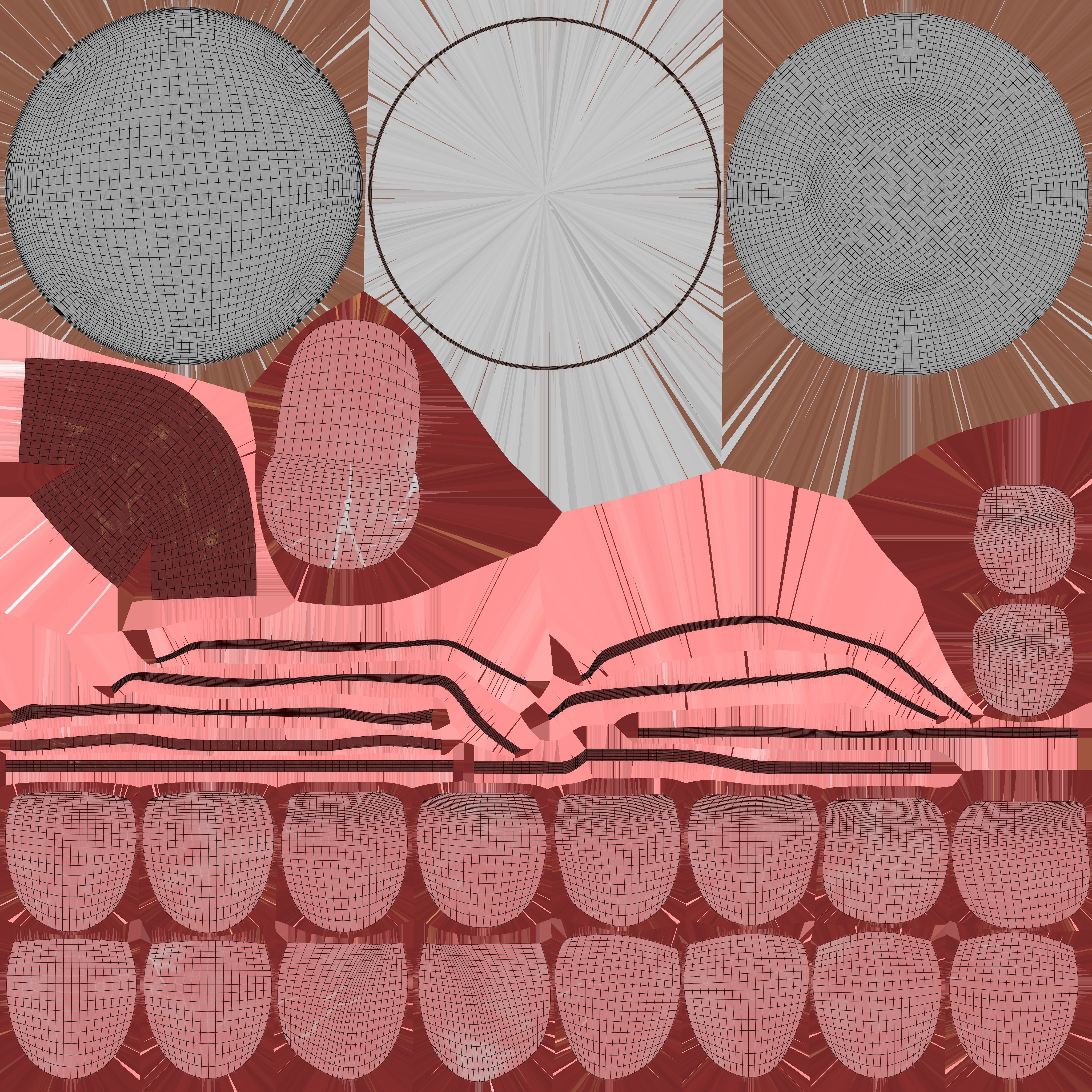 Honey Glazed Ham Slices 3D model_6