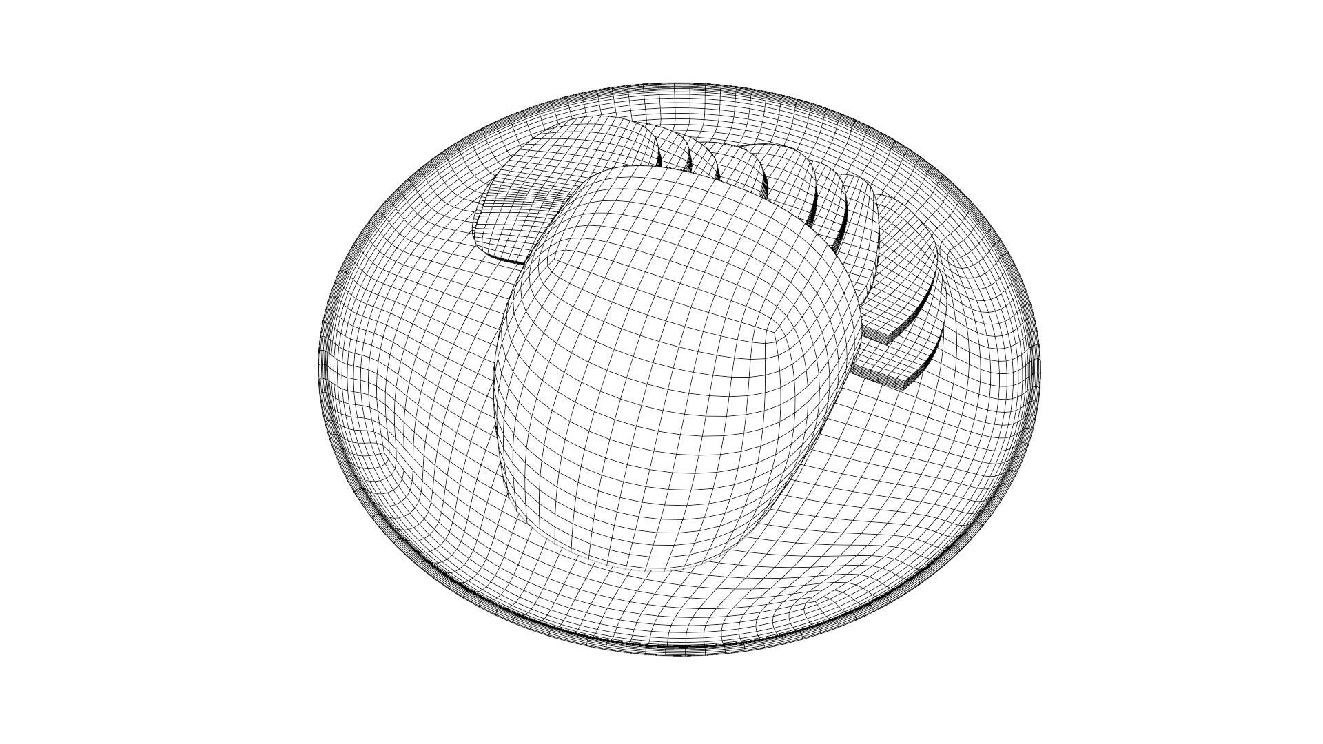 Honey Glazed Ham Slices 3D model_10