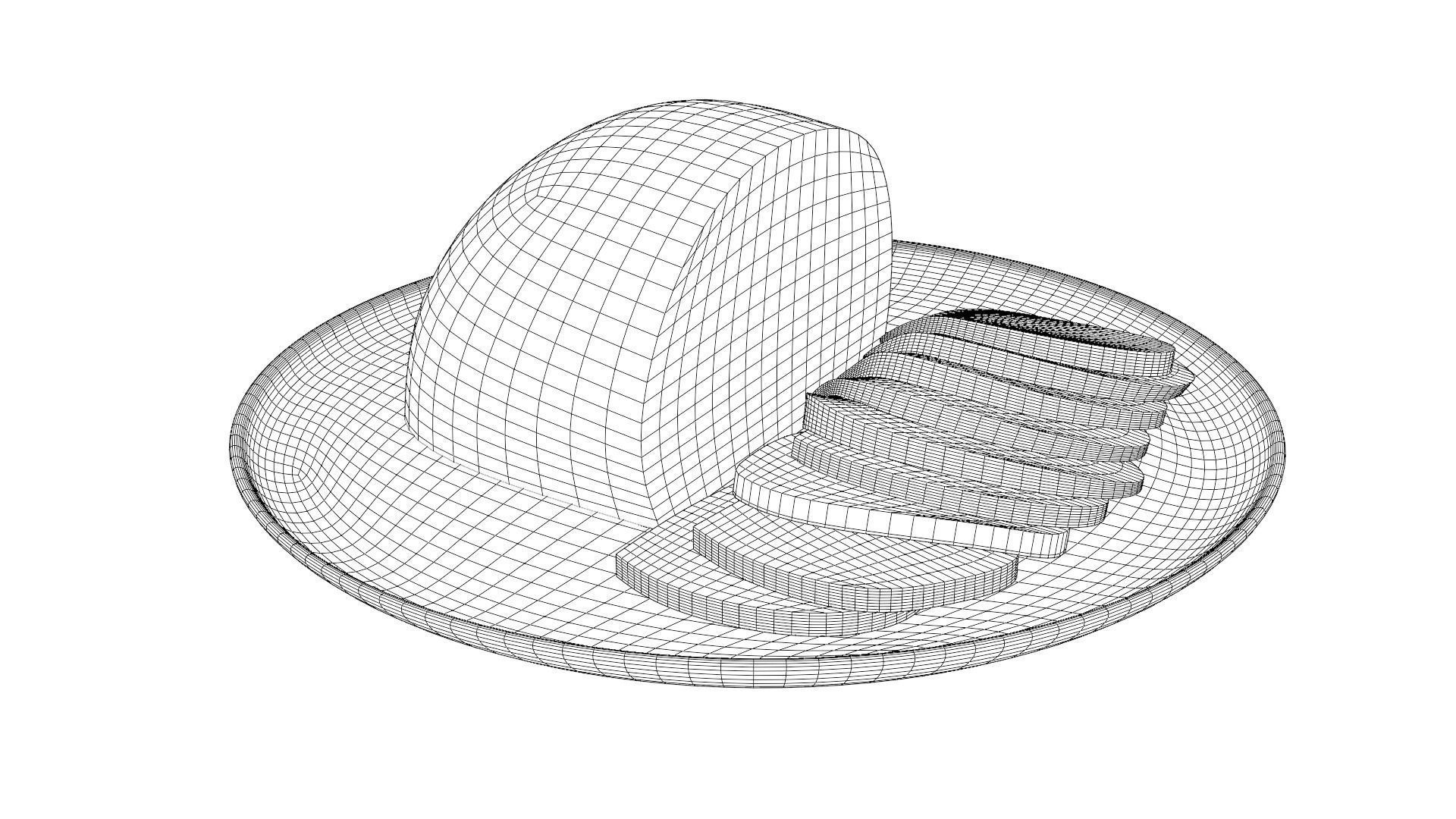 Honey Glazed Ham Slices 3D model_7