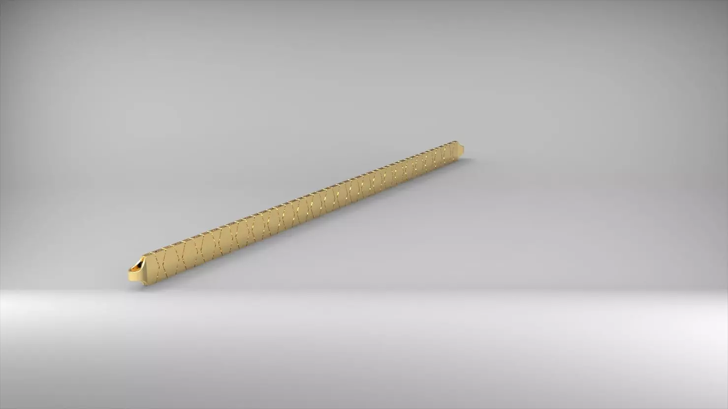 prizmatik desenli 3d zincir bileklik 3D print model_0