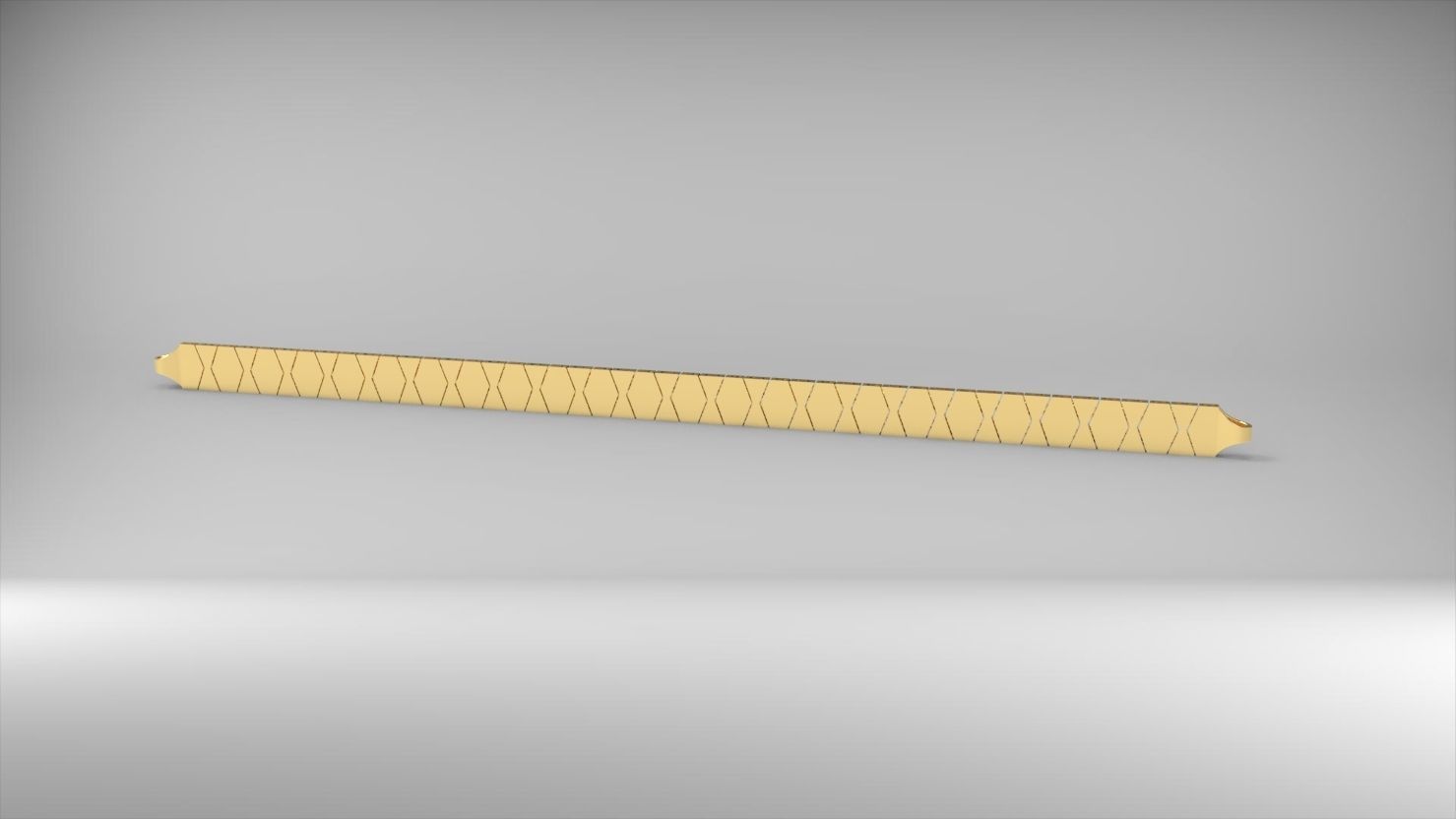 prizmatik desenli 3d zincir bileklik 3D print model_10