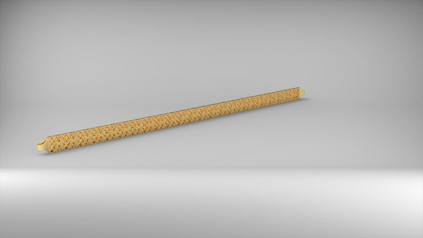 prizmatik desenli 3d zincir bileklik 3D print model_1