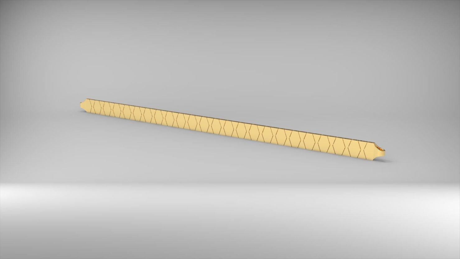 prizmatik desenli 3d zincir bileklik 3D print model_12