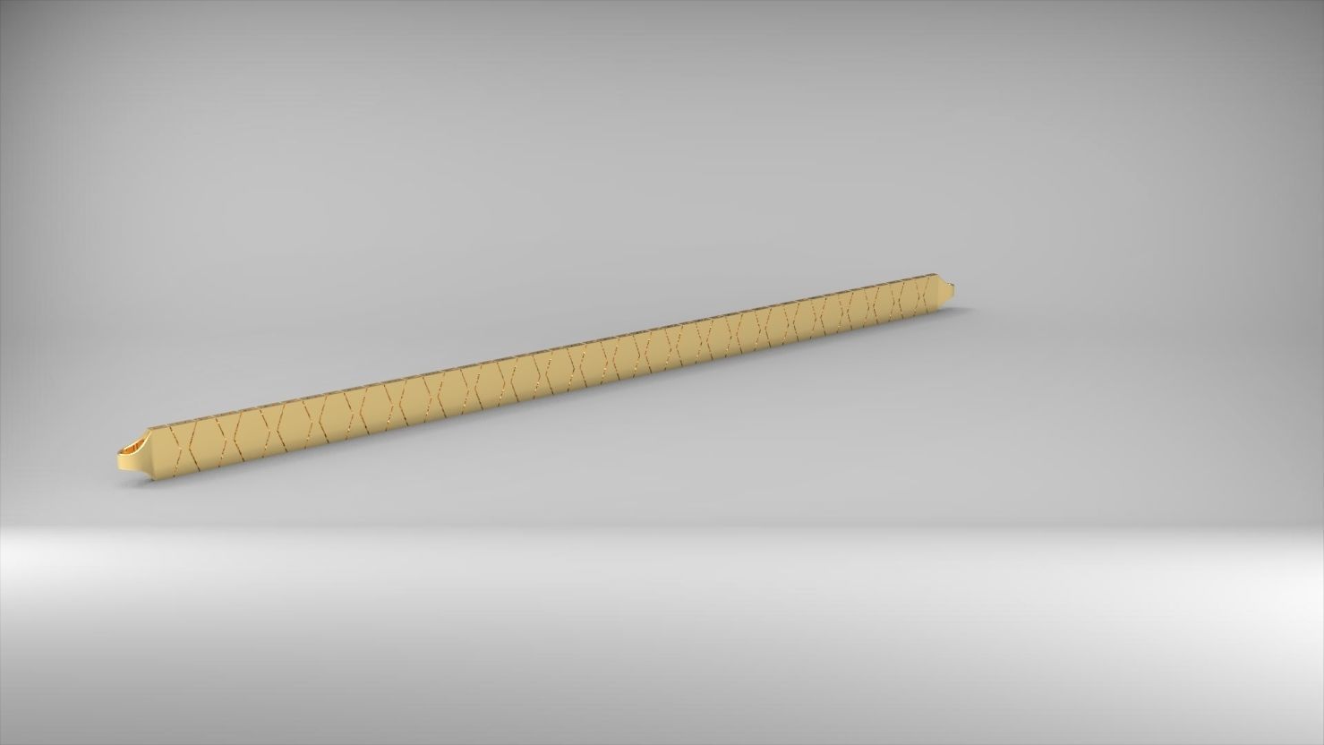 prizmatik desenli 3d zincir bileklik 3D print model_4