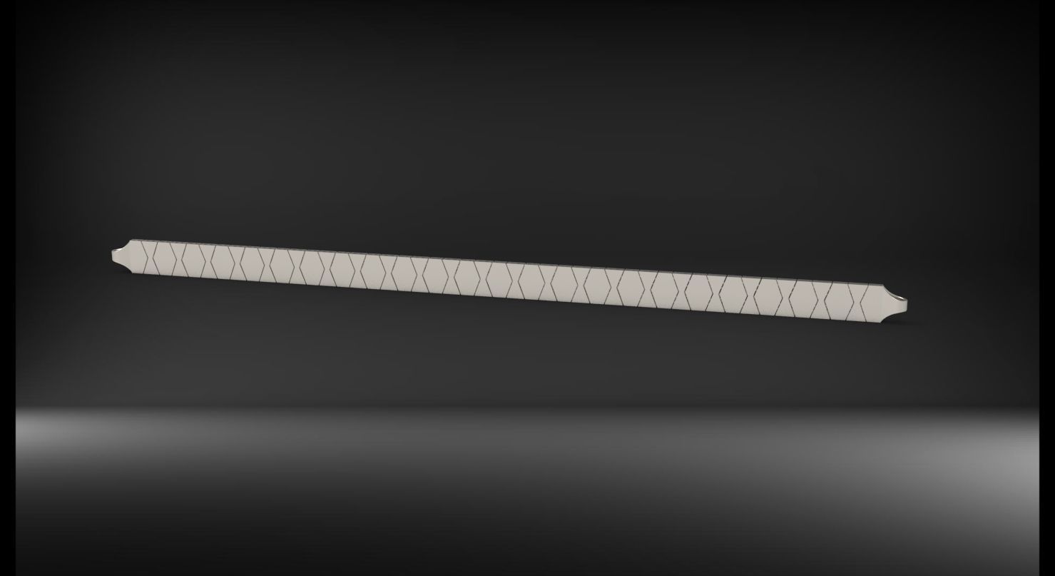 prizmatik desenli 3d zincir bileklik 3D print model_11