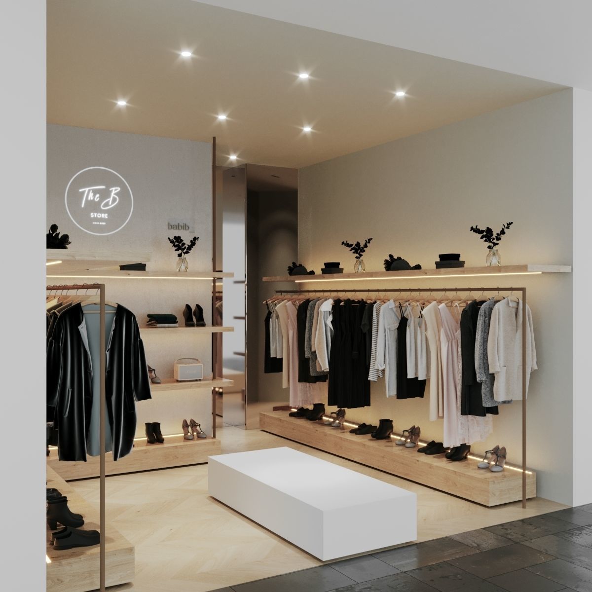 LUXURY CLOTHING STORE INTERIOR DESIGN 3D model 3D model_2