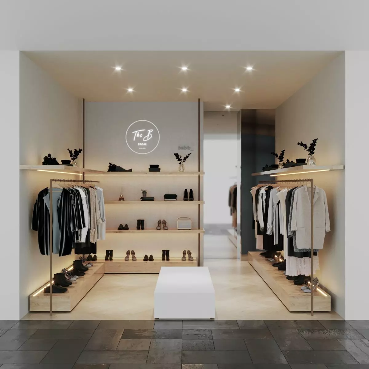 LUXURY CLOTHING STORE INTERIOR DESIGN 3D model 3D model_0
