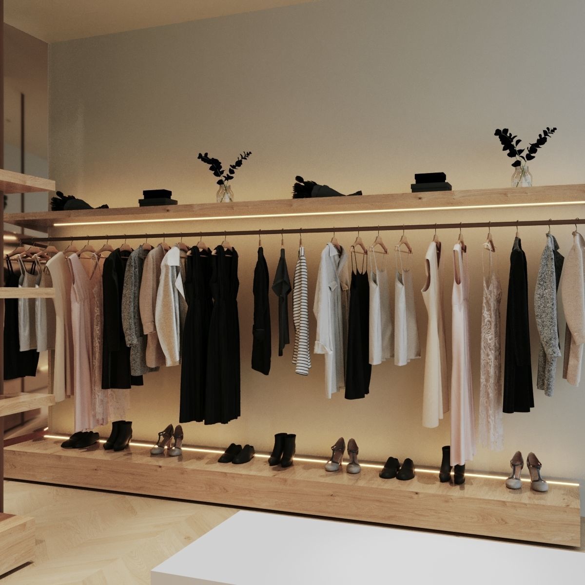 LUXURY CLOTHING STORE INTERIOR DESIGN 3D model 3D model_4