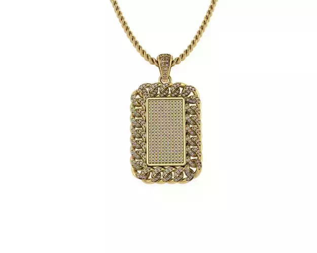 Diamond Cuban Chain Pendants