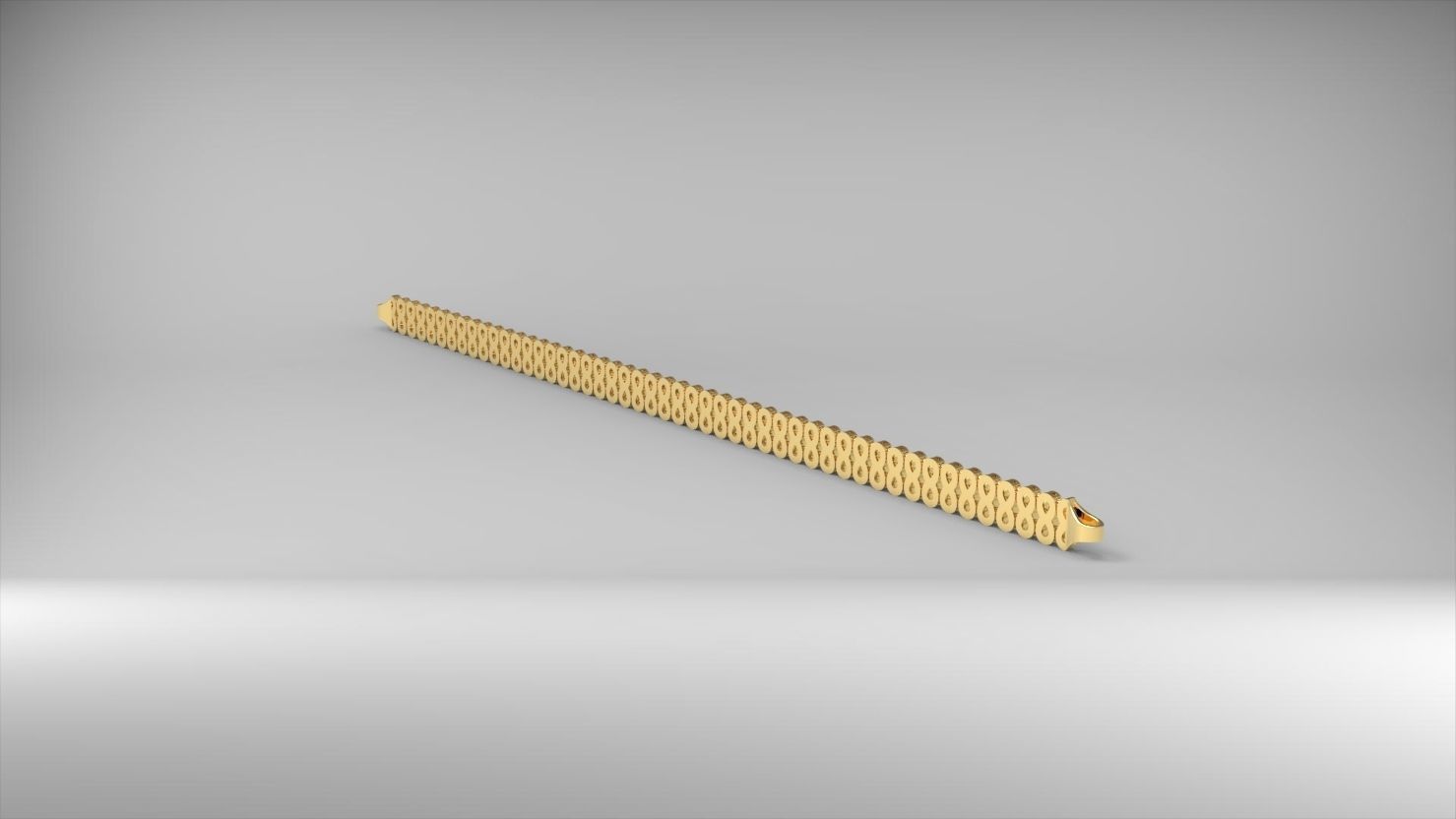 sonsuzluk 3d zincir bileklik 3D print model_16