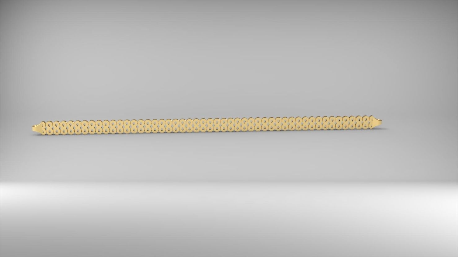 sonsuzluk 3d zincir bileklik 3D print model_12