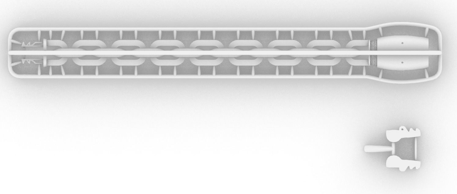 halka seklinde buyuk 3d zincir bileklik 3D print model_13