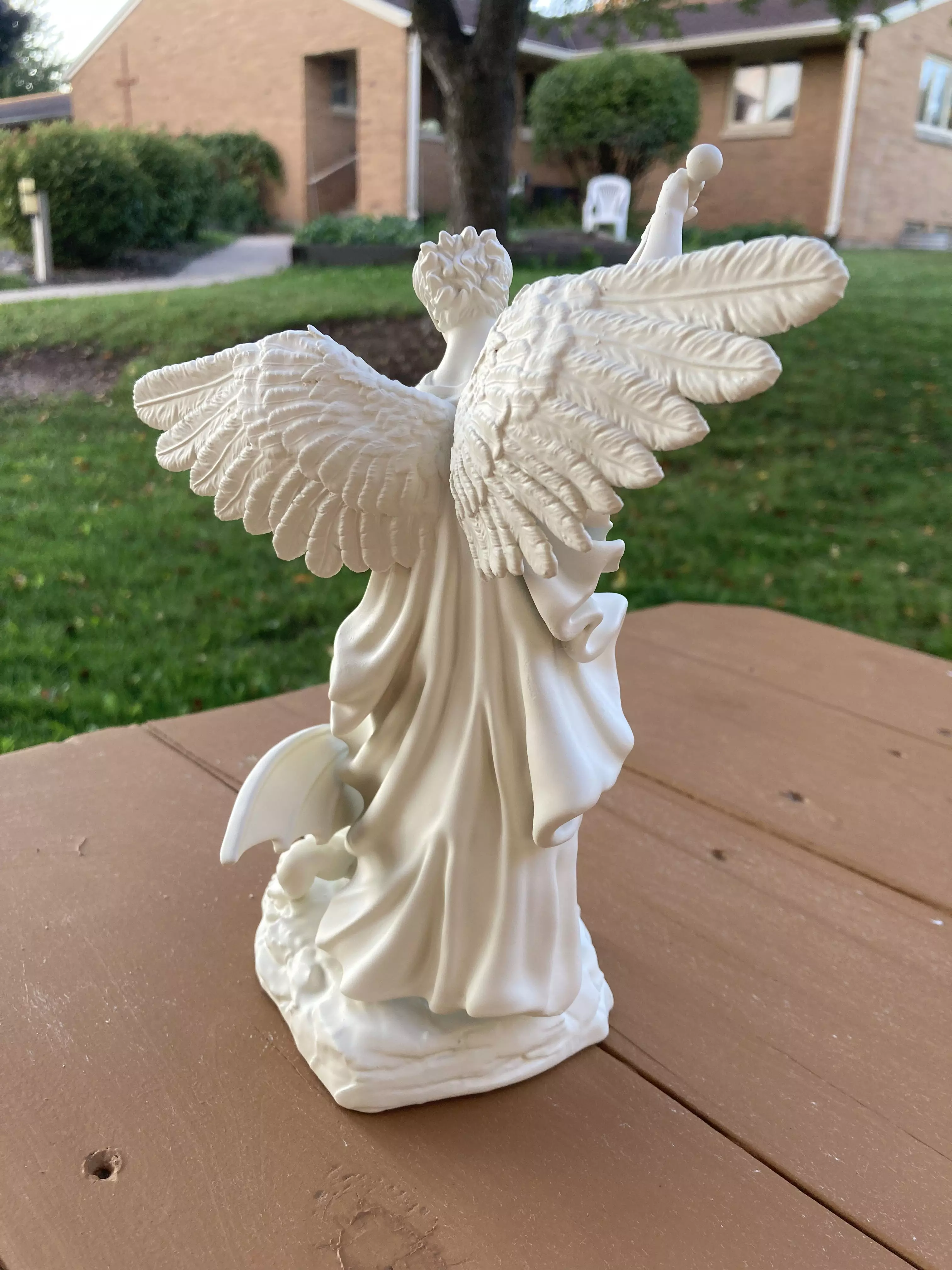 Archangel Michael Statue 3D print model_8