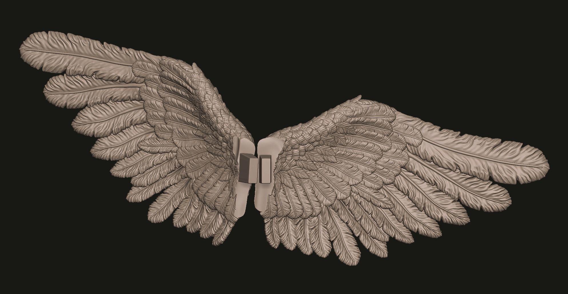 Archangel Michael Statue 3D print model_26