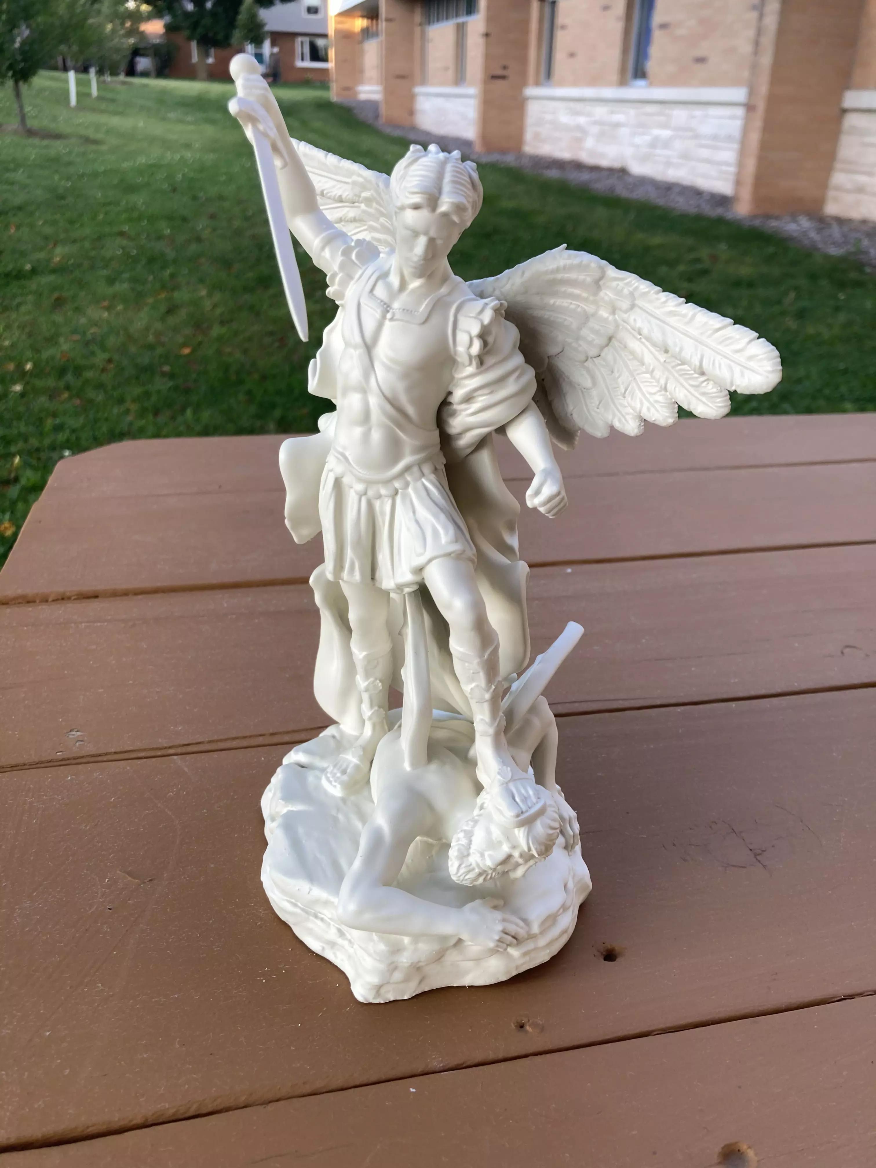 Archangel Michael Statue 3D print model_5